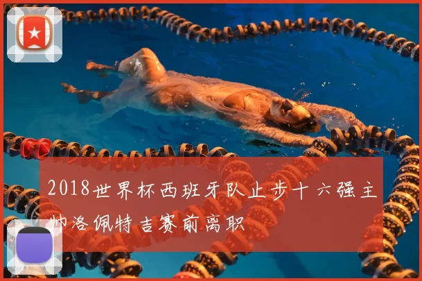 2018世界杯西班牙队止步十六强主帅洛佩特吉赛前离职