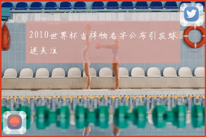 2010世界杯吉祥物名字公布引发球迷关注