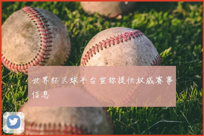 世界杯买球平台宣称提供权威赛事信息